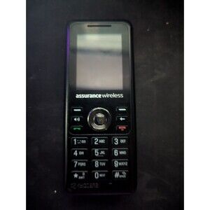 Kyocera Assurance Wireless Black Bar Phone 3G CDMA Keypad Mobile Cell Phone